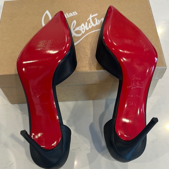 Christian Louboutin Iriza 85 Satin Pumps - Picture 4 of 4